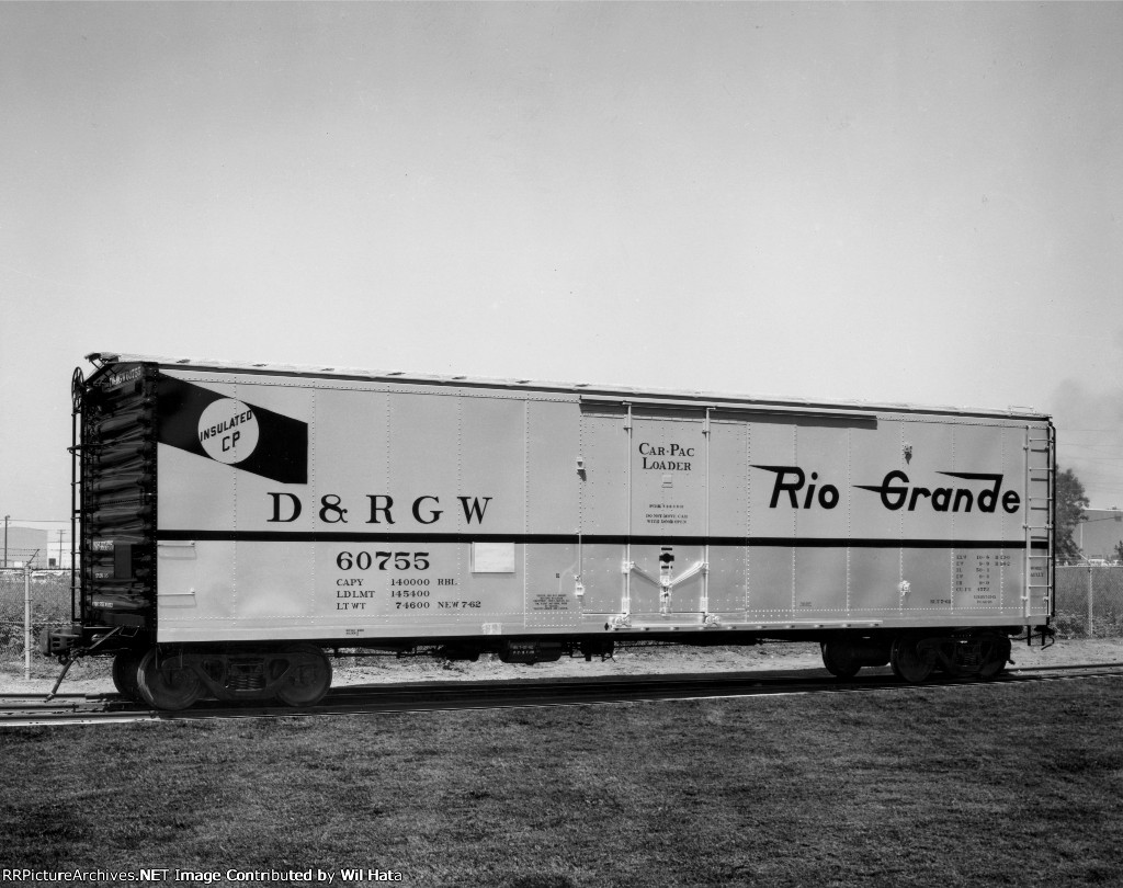 D&RGW 50ft Boxcar 60755